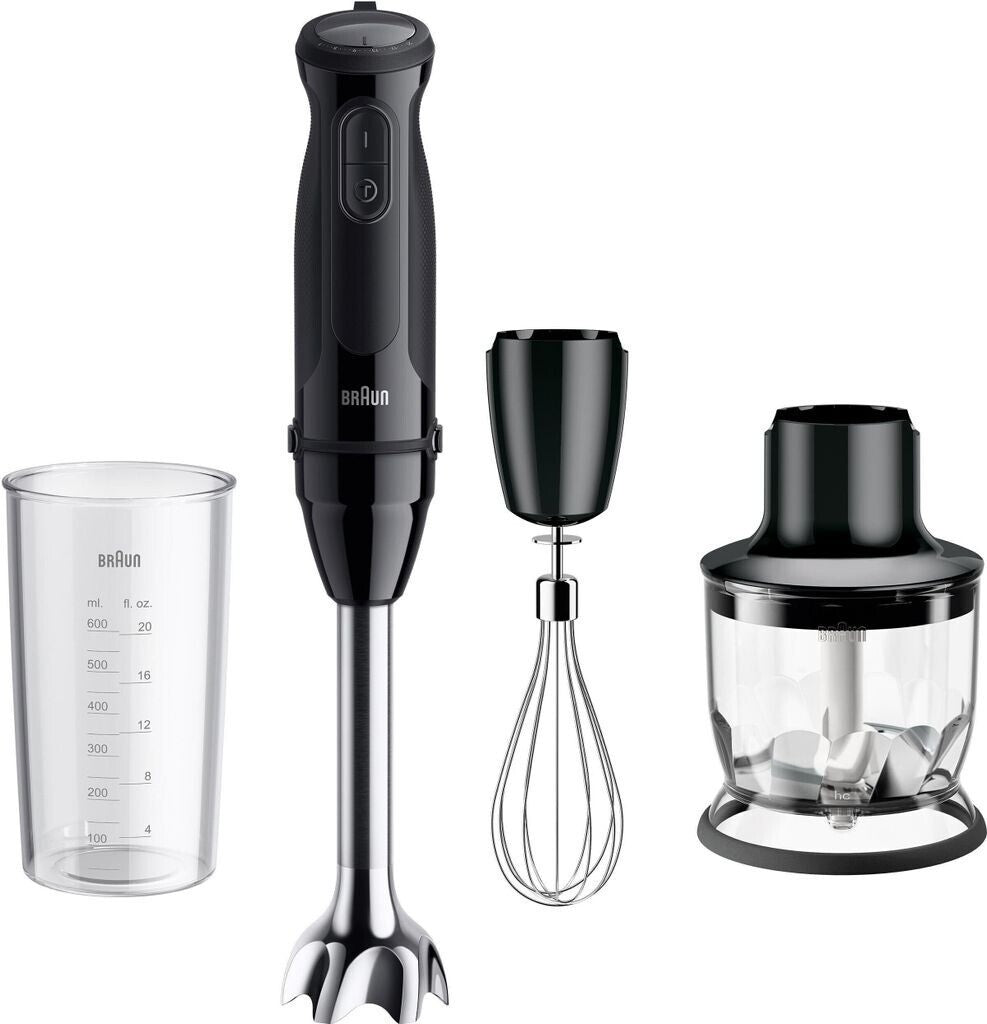 Braun MultiQuick 5 MQ50202M Stabmixer 1000W 21 Stufen Zerkleinerer Schneebesen