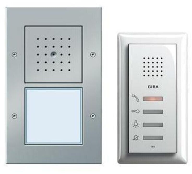 Gira Einfamilienhaus-Paket Audio 2-Draht Türsprechanlage Aufputz Aluminium 49543