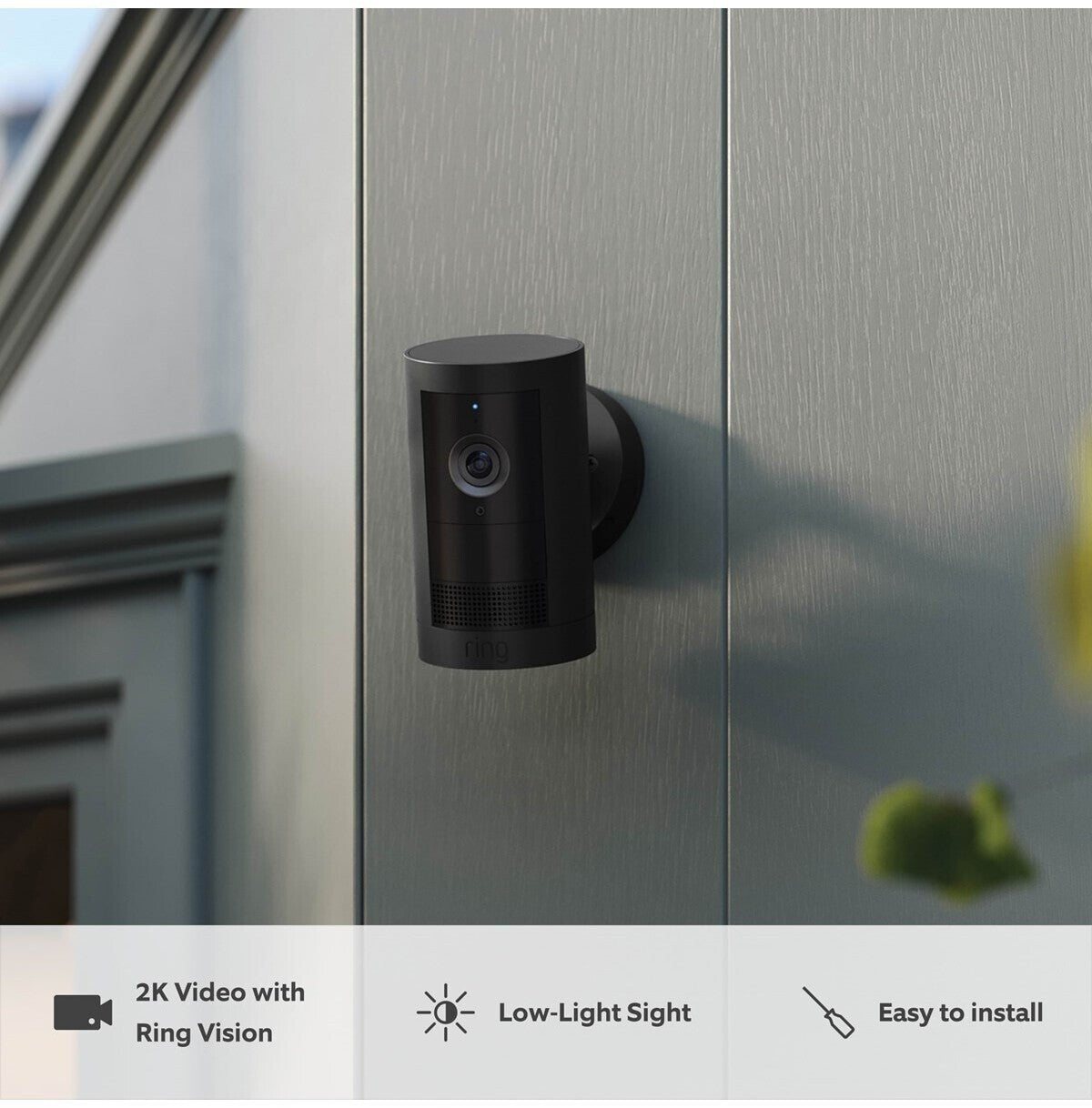 Ring Outdoor Cam Plus Akku schwarz Kamera Outdoor WLAN B0D23XCY18