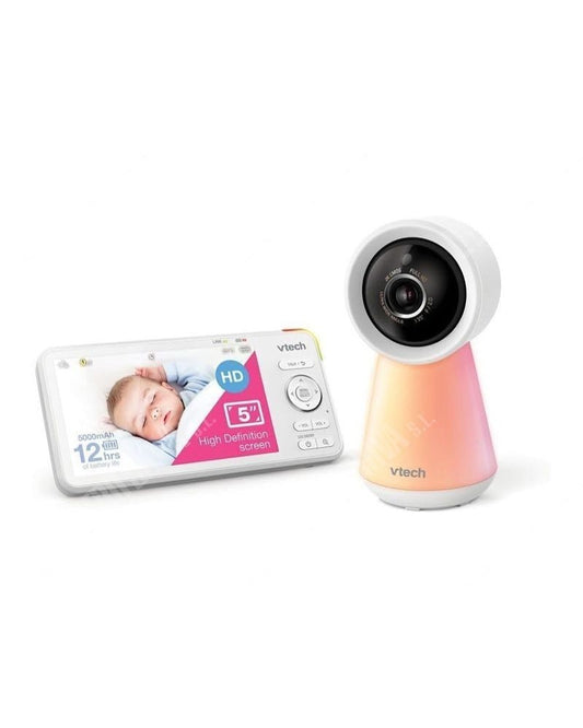 VTech RM5756HD – 5″ WLAN-Babyphone, 1080p HD, 360° Schwenken/Neigen, Zoom