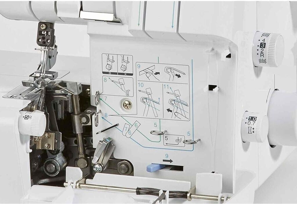 Brother M343D Overlock Nähmaschine 3 4 Faden Differentialtransport