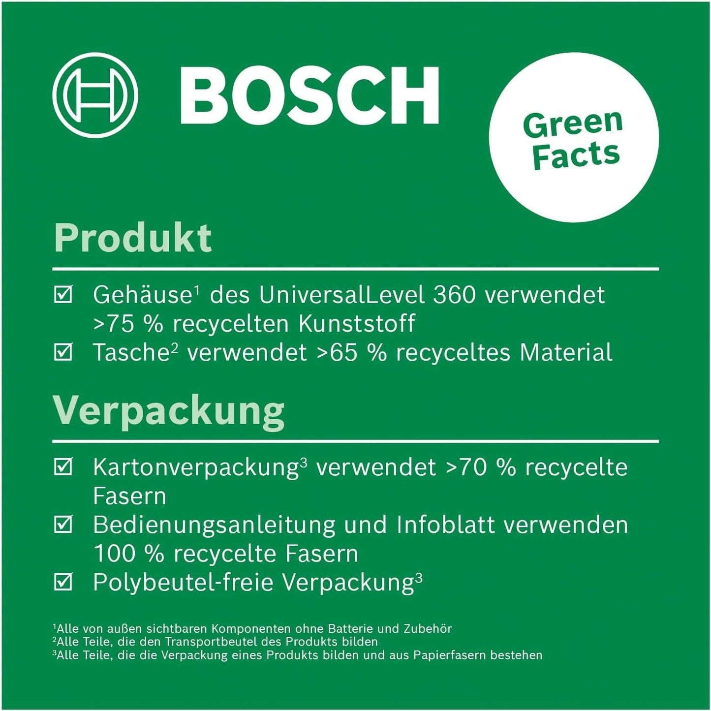 Bosch UniversalLevel 360 Kreuzlinienlaser 0603663E05 vertikale+horizintale 360°