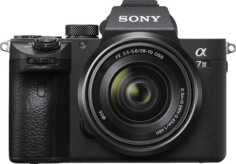Sony Alpha 7 III Kit 28-70mm Vollformat Kamera 24,2MP 4K Zubehörpaket 128GB SDXC