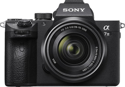 Sony Alpha 7 III Kit 28-70mm Vollformat Kamera 24,2MP 4K Zubehörpaket 128GB SDXC