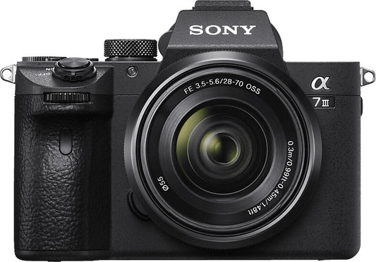 Sony Alpha 7 III Kit 28-70mm Vollformat Kamera 24,2MP 4K Zubehörpaket 128GB SDXC