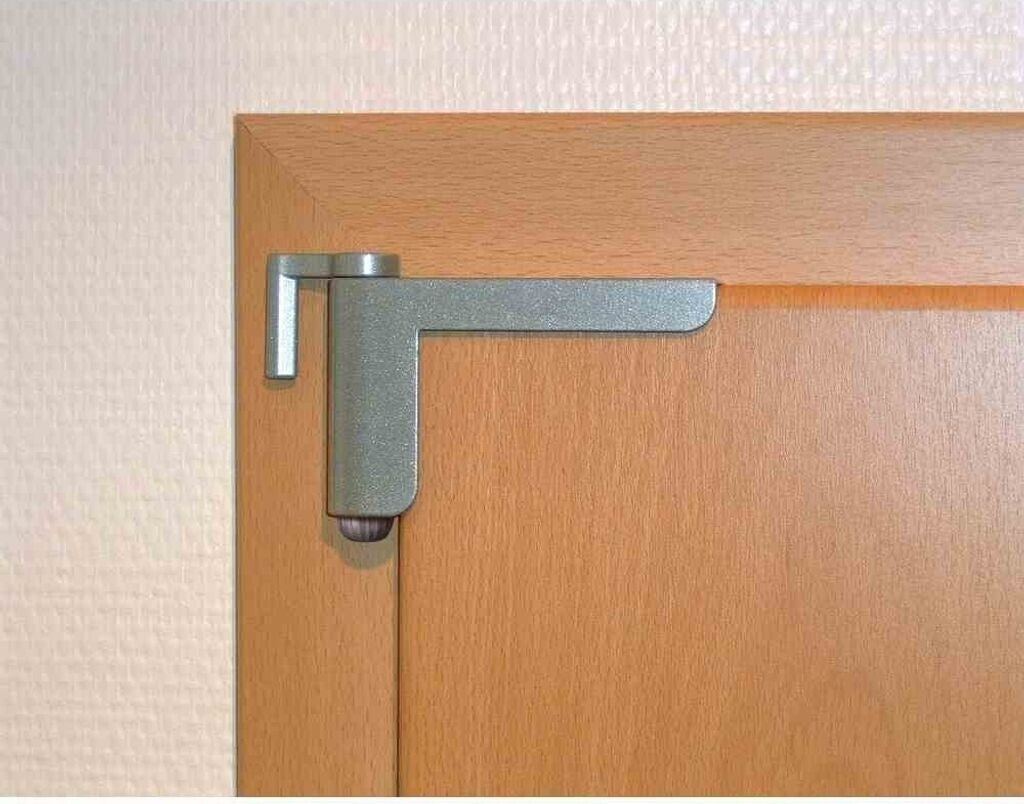 ABUS 2603 Mini-Türschließer Silber für Innentüren bis 20 kg ohne Bohren Neu