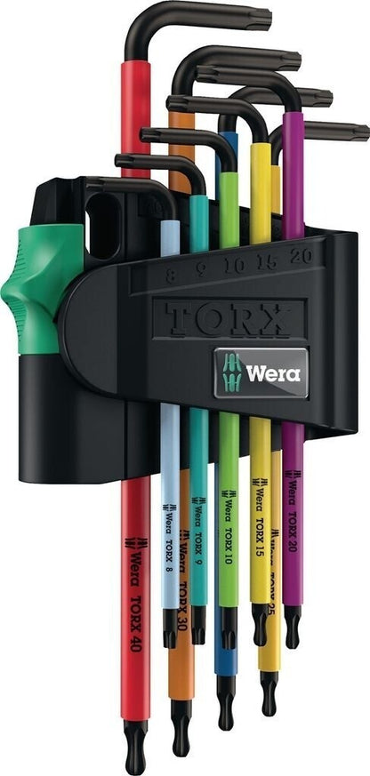 Wera TORX BO Winkelschlüsselsatz Multicolour BlackLaser 967 SPKL/9