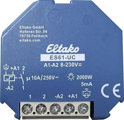 Eltako ES61-UC Stromstoßschalter 8-230V UC 1 Schließer 10A 61100501