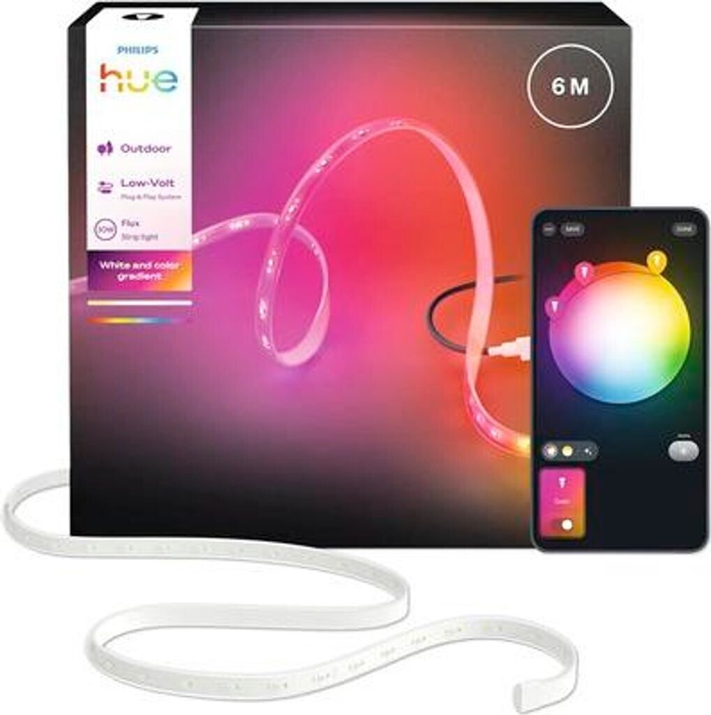 Philips Hue Flux Outdoor Strip Light 6m 3000lm RGBW 929004611002
