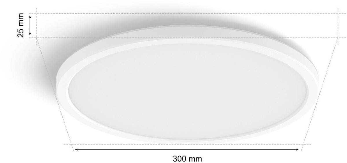 Philips Hue Tento White Ambiance Panel rund S weiß 16,6W 2200-6500K
