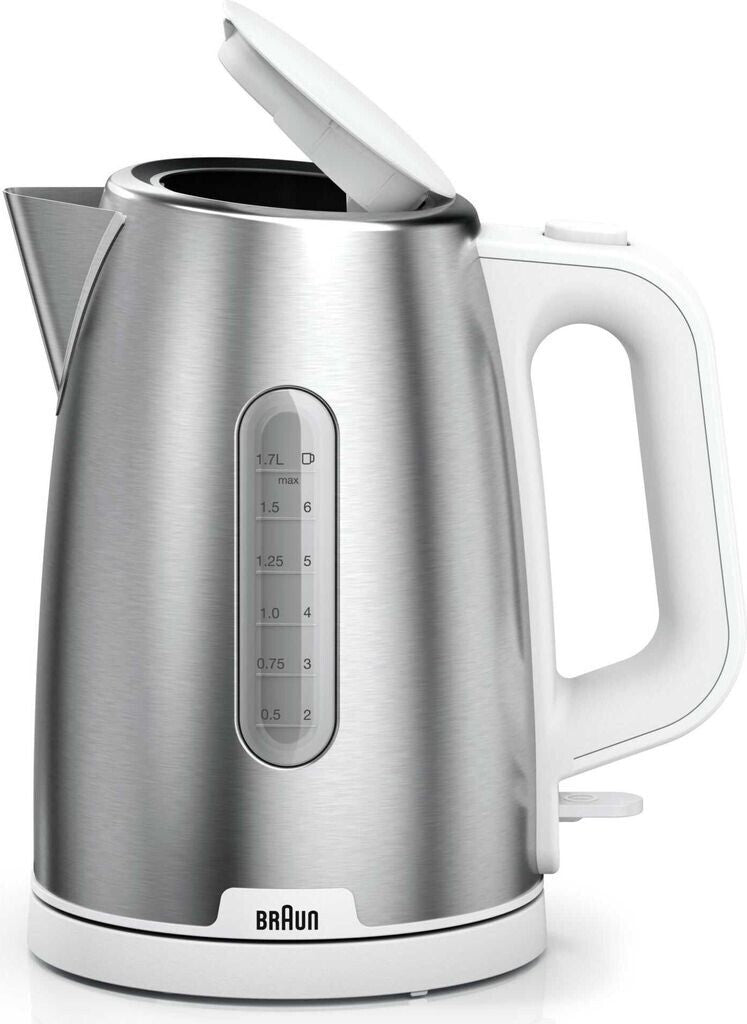 Braun WK1500WH PurShine Wasserkocher 1,7L 2200W Schnellkochsystem Weiß Küche