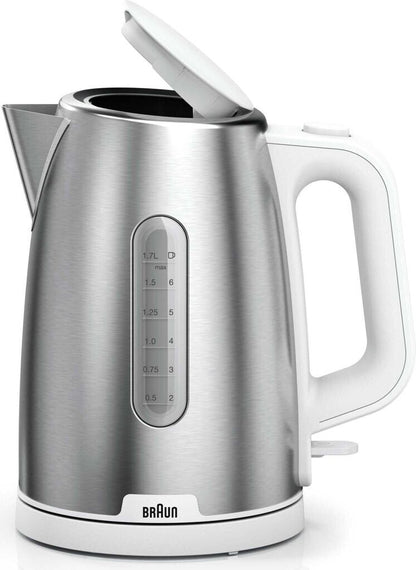 Braun WK1500WH PurShine Wasserkocher 1,7L 2200W Schnellkochsystem Weiß Küche