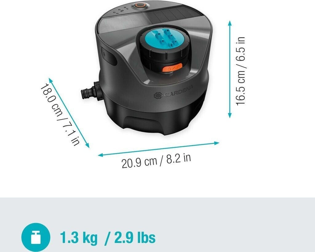 GARDENA Bewässerungssteuerung 16000-20 Bluetooth AquaPrecise solar OVP