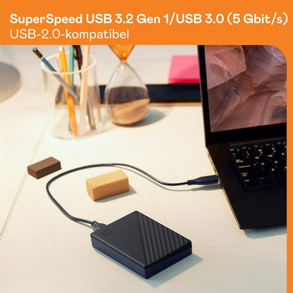 Western Digital My Passport 2TB 2,5″ Externe Festplatte USB 3.0 Schwarz
