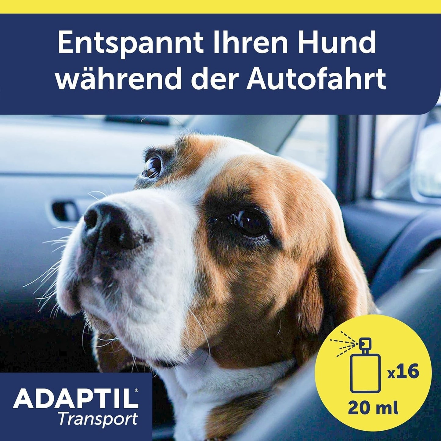 Adaptil Transport 20ml Hunde Spray unterstützt Hunde in stressigen Situartionen