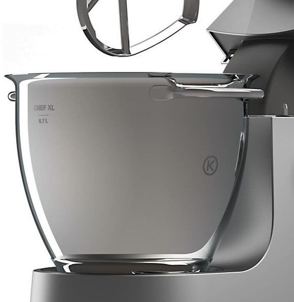 Kenwood KAT811SS Rührschüssel Edelstahl 6,7L Chef XL Titanium Elite Silber Neu