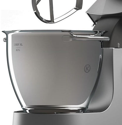 Kenwood KAT811SS Rührschüssel Edelstahl 6,7L Chef XL Titanium Elite Silber Neu