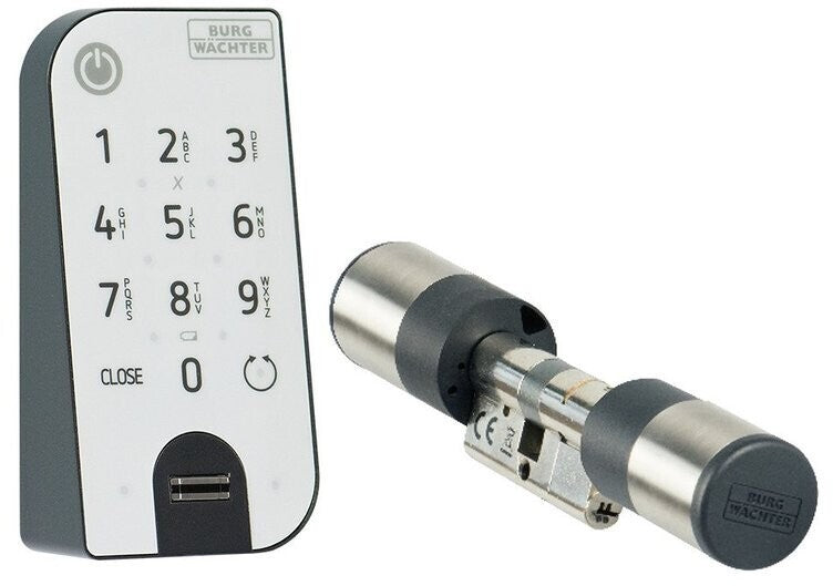 Burg Wächter ENTRY easy 7602 FP Türschloss Set Fingerprint Keypad 50602