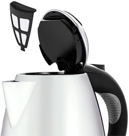 WMF Stelio Paper Grey Wasserkocher (1,7 Liter, 2400 W, Edelstahl) #2879130(Neu)