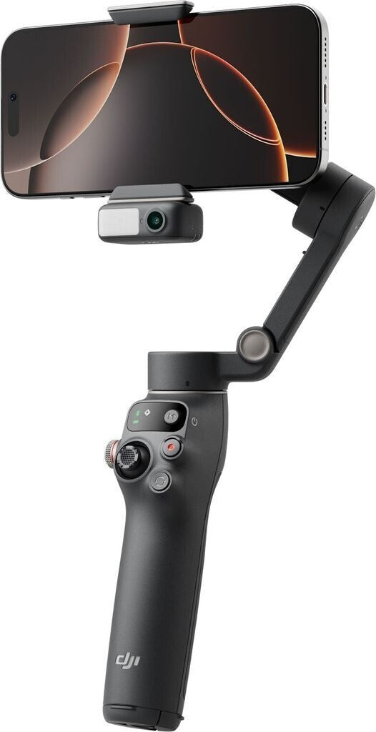 DJI Osmo Mobile 7P Gimbal-Stabilisator mit Verlängerungsstab & Stativ KI-Editor
