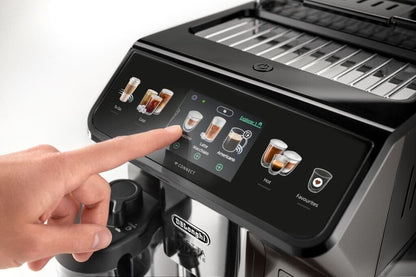 DELONGHI Eletta Explore Cold Brew ECAM450.86.T Kaffeevollautomat - Titan