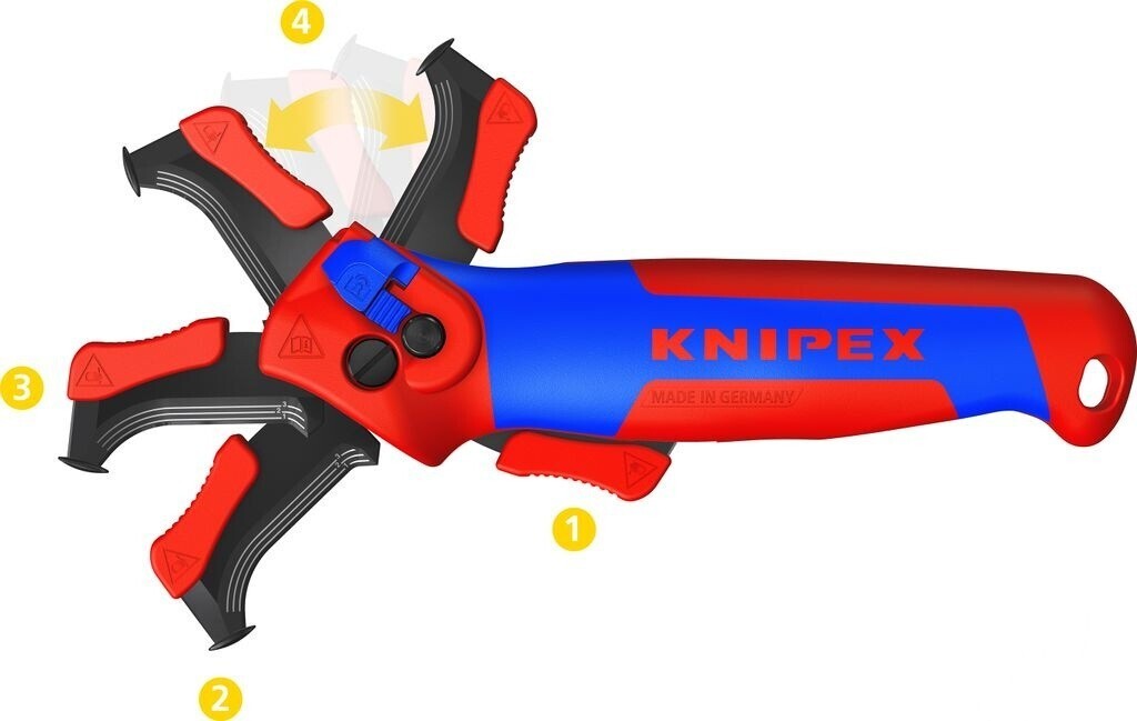 Knipex Abmantelungsmesser 16 50 145 SB Kabelmesser Abisoliermesser