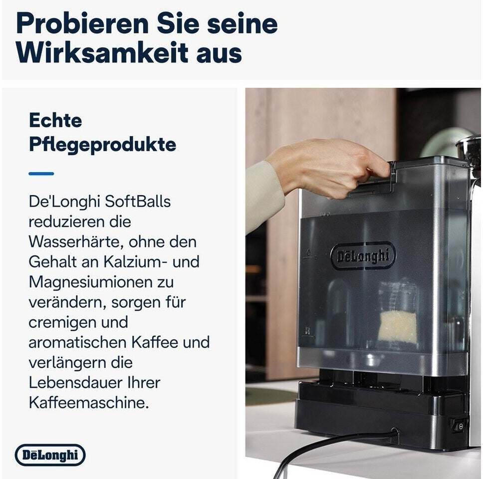 De'Longhi SoftBalls DLSC551 – Antikalk-Kügelchen, geeignet für Kaffeemaschinen