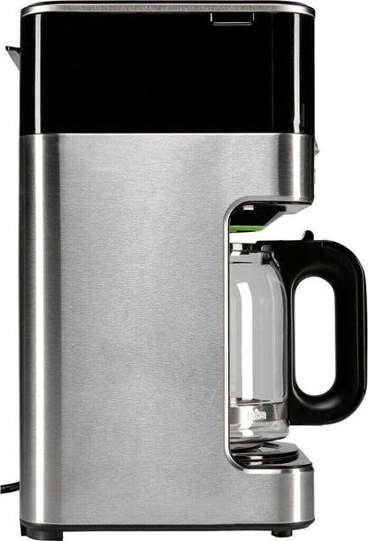 Braun PurAroma 7 KF 7120 Filterkaffeemaschine mit Glaskanne schwarz/edelstahl