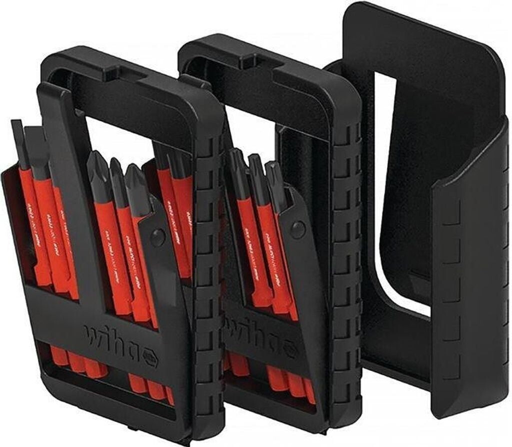 WIHA Bit Set slimBit electric 12-tlg mit Gürtelhalter VDE 43162