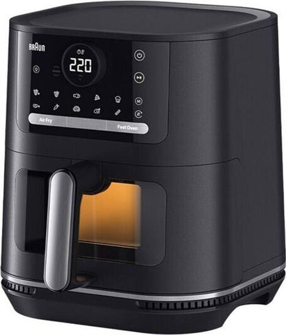 Braun HF 5055I BK MultiFry 5 Heißluftfritteuse 6L 2000W digital schwarz Küche