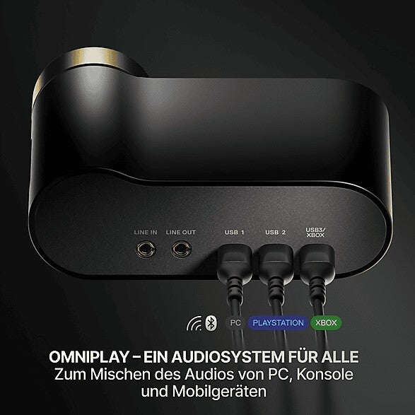 SteelSeries Arctis Nova Elite - Hi-Res Wireless-Headset in Salbei & Gold