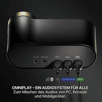 SteelSeries Arctis Nova Elite - Hi-Res Wireless-Headset in Salbei & Gold