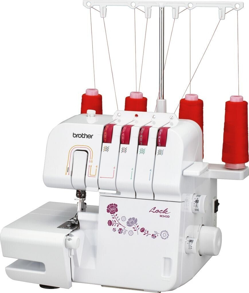 Brother M343D Overlock Nähmaschine 3 4 Faden Differentialtransport