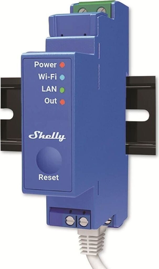 Shelly Pro 1 WLAN LAN Bluetooth Relais Hutschiene potentialfrei 16A