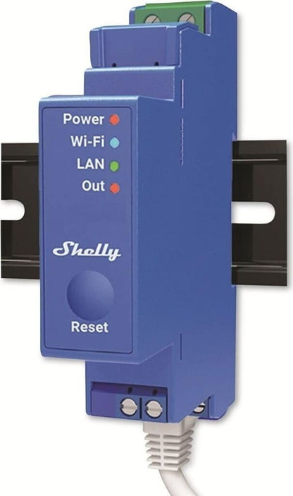Shelly Pro 1 WLAN LAN Bluetooth Relais Hutschiene potentialfrei 16A
