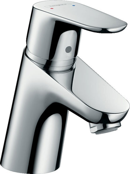 Hansgrohe Focus Waschtischarmatur 70 Chrom, Push-Open-Ablaufgarnitur Neu OVP