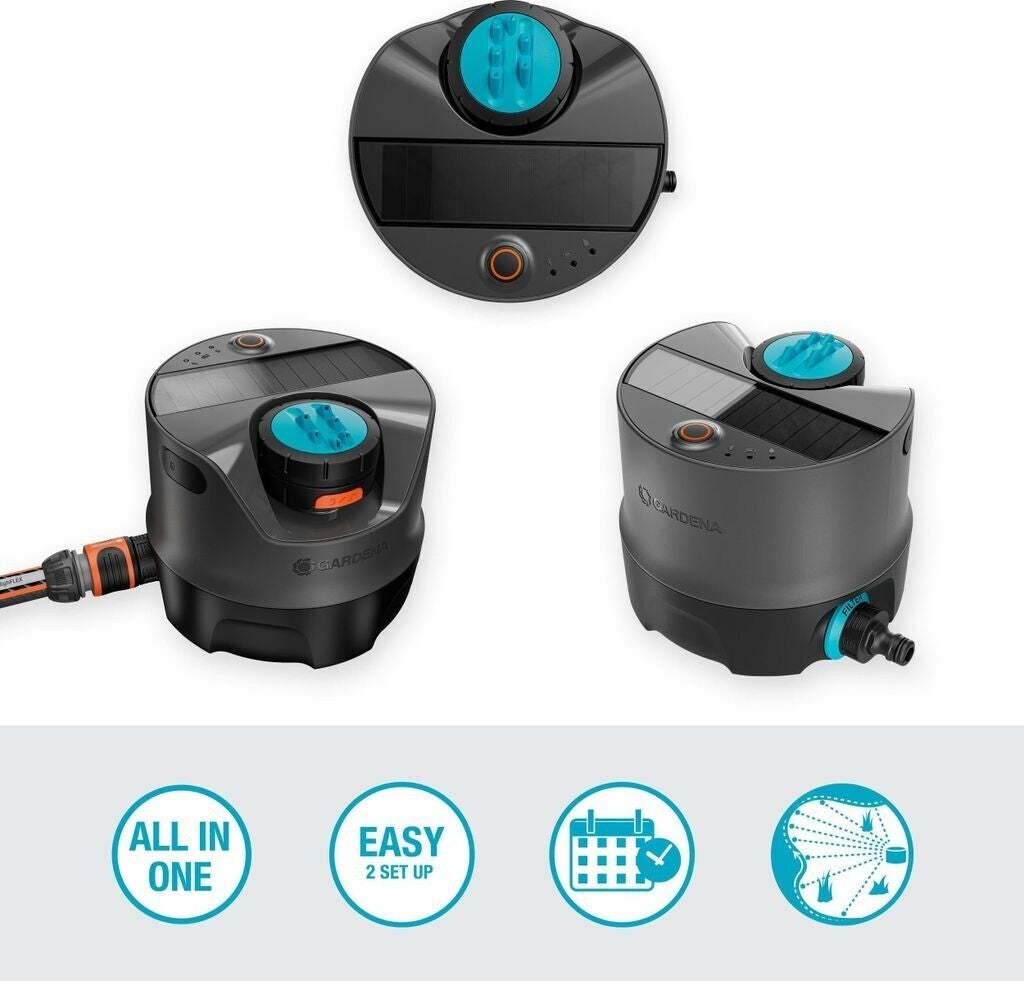 Gardena AquaPrecise Solar Vielflächenregner Bewässerungssystem 16000-20