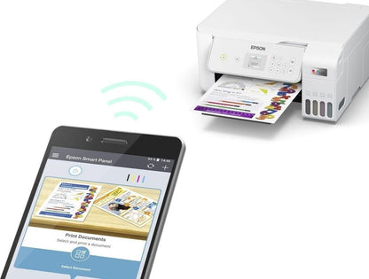 Epson EcoTank ET-2876 Multifunktionsdrucker A4 WLAN AirPrint Tintentank weiß