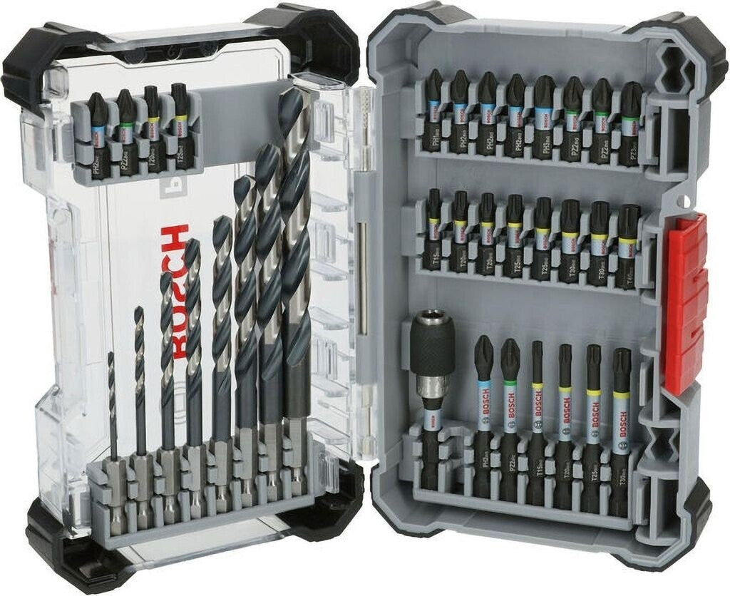 Bosch PRO Impact Metal Set 35-tlg. HSS-G Metallbohrer Bits Koffer 2608521U81