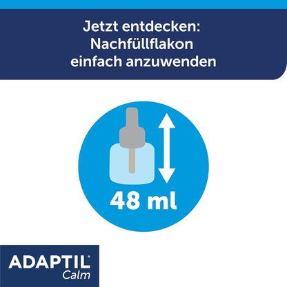 ADAPTIL Calm 30-Tage Nachfüllflakon 48ml für Steckdosen-Verdampfer Tierpflege
