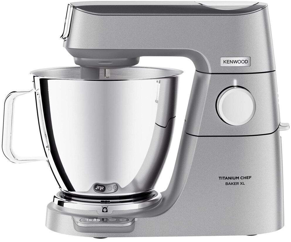 Kenwood KVL85.004SI Titanium Chef Baker XL Küchenmaschine silber 1200W Waage NEU