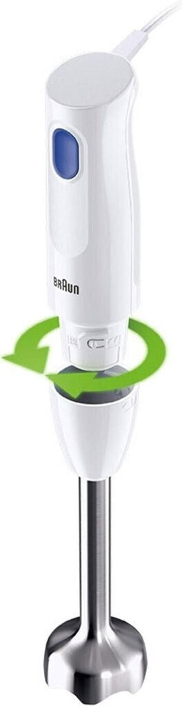 Braun MultiQuick 1 MQ10.201MWH Stabmixer Edelstahlfuß 450W 600ml Becher Weiß