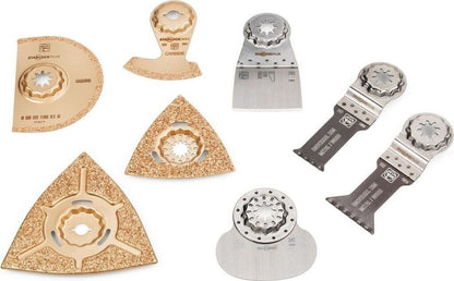 FEIN Profi-Set StarlockMax Heizung Sanitär 8 tlg Multitool Zubehör 35222967140