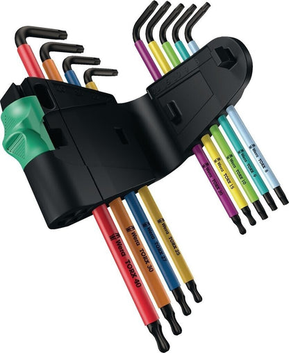 Wera TORX BO Winkelschlüsselsatz Multicolour BlackLaser 967 SPKL/9