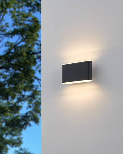 EGLO Grutti LED Außen-Wandleuchte anthrazit 17,5 cm IP65 901026