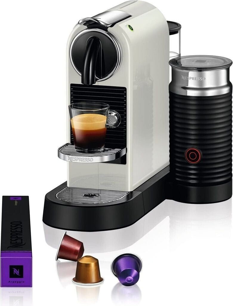 DeLonghi Nespresso CitiZ & Milk EN267.WAE Kapselmaschine 19bar Weiß Aeroccino