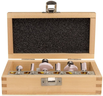 Makita D-53540 Fräser Set 8mm 6 teilig Nutfräser Oberfräse Holz