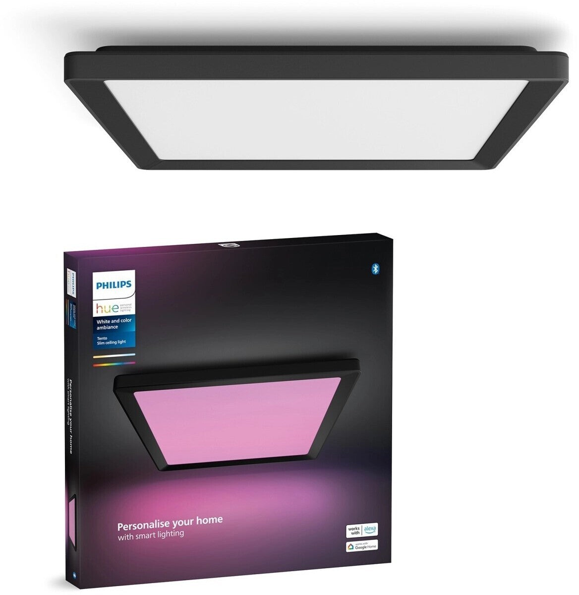 Philips Hue Tento M LED-Panel White Color Ambiance Schwarz 929003846701