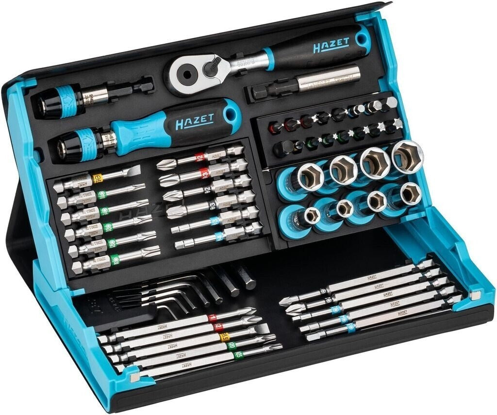 HAZET 1/4 Zoll Steckschlüssel Satz & Bit Set 59-teilig SmartCase 2200SC-32
