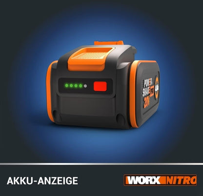 Worx WA3644 PowerShare Pro Akku 20V 4Ah Ersatzbatterie